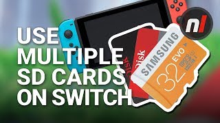 How to Use 2 or More Micro SD Cards on Your Nintendo Switch  Unlimited Storage [upl. by Yetah]