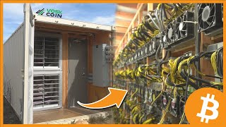 He Turned a Shipping Container into a Bitcoin Mining Farm [upl. by Anined]