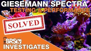 Testing the Giesemann Spectra Hybrid light fixture for SPS corals  BRStv Investigates [upl. by Buckley]