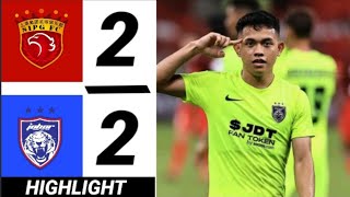 JOHOR DT vs SHANGHAI PORT  AFC CHAMPIONS ELITE 2024  LIVE JDT  JDT LIVE [upl. by Adlee742]