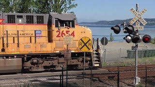 Pedestrian Railroad Crossing  Sunnyside Beach Access Steilacoom WA [upl. by Tarryn]