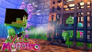 MINECRAFT  VIDA DE MONSTROS  SALVEI MINHA MÃE  8 [upl. by Olette435]