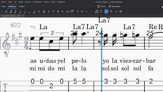 Los duros antiguos tanguillo de Cádiz compuesto en 1905 Video partitura para guitarra [upl. by Rabiah]