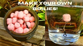 Carp fishing How to make pop up boilies [upl. by Asli731]