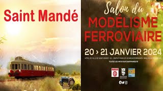 Expo modélisme ferroviaire  St Mande 2024 [upl. by Blondy]