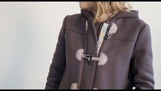 Grainline Cascade Duffle Coat Part 1  Laurens Latest Make [upl. by Thierry]