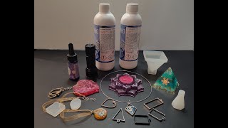 Résine époxy  produits techniques et création objets et bijoux [upl. by Anaeda]