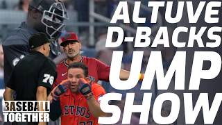 Umpires Miss with Dbacks and Altuve  Baseball Together Podcast Highlights [upl. by Htebezile475]