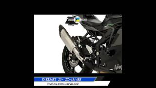 SOUND CHECK 23 ZX 4RSlipon EX BLADE kawasaki moriwaki zx4r zx4rr exhaust motorcycles [upl. by Jerald]