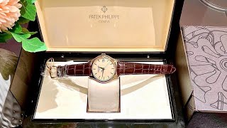 Hàng Hiếm  Đồng hồ Patek Philippe Calatrava 5227J New 2023 [upl. by Briano246]