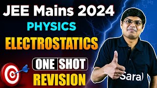 Electrostatics Class 12 One Shot  Physics All Concepts amp PYQs Covered  JEE Mains 2024 [upl. by Wieche]