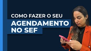 Como fazer o agendamento no SEF MELHORES DICAS [upl. by Anetsirk]