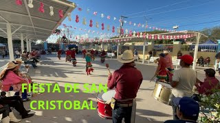 FIESTA de la COMUNIDAD de SAN CRISTOBALOJOCALIENTEZACMÉX  coique vlogs [upl. by Ueihttam]