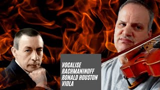 Rachmaninoff Vocalise on Viola  Ronald Houston  Shorts [upl. by Seugirdor]