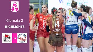 Busto Arsizio  Scandicci  Highlights  2 Giornata Campionato 2324  Lega Volley Femminile [upl. by Anayra]