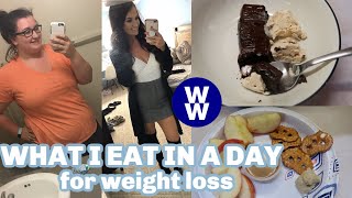 WHAT I EAT IN A DAY TO LOSE WEIGHT  WW BLUE PLAN NURSING  Felicia Keathley [upl. by Arreit]