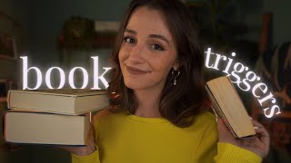 ASMR  Relaxing Book Triggers amp Reviews 📚 tapping tracing ear to ear tingles [upl. by Idaline851]