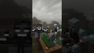 Wither Vs all Minecraft Mobs shorts minecraft wither herobrine [upl. by Hplodnar639]