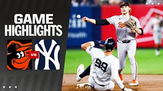 Orioles vs Yankees Game Highlights 92624  MLB Highlights [upl. by Abby]