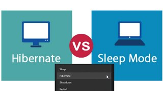 Hibernate vs Sleep Mode  what is hibernate sleep shutdown restart in computer [upl. by Misha]