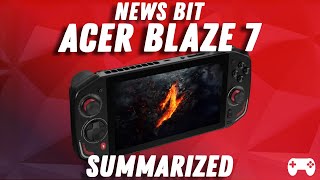 Acer Nitro blaze 7 What we know so far [upl. by Durston]