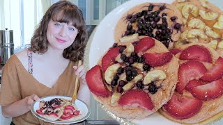 GrainFree Cassava Pancakes vegan amp glutenampgrainfree [upl. by Soll213]