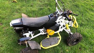 49cc Mini quad bike atv restoration rebuild [upl. by Penelopa]