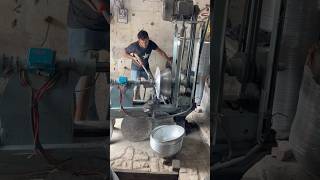 How To Make Stainless Steel large bowl making process shorts handmade skills [upl. by Sisak]