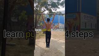 Pullup tutorial for begginers 💪 calisthenics shortvideo viralvideo ytshorts [upl. by Rheims]