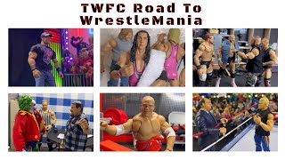 TWFC ep7 Road to Wrestlemania Huge match announcement Title change WWE figures [upl. by God75]