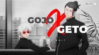 Gojo X Geto  Cheques  AMV  Jujutsu Kaisen S2 gojosatoruedit sukuna animeamv [upl. by Anjela]