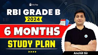 RBI Grade B Syllabus Strategy  6 Months Study Plan To Crack RBI Manager 2024  EduTap RBI Grade B [upl. by Gerhard932]