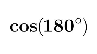 cos180  cospi  value of cos180  value of cospi [upl. by Jojo]