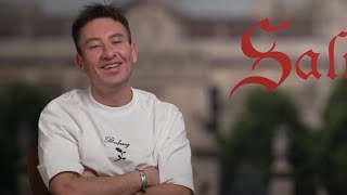 Barry Keoghan talks working with Jacob Elordi on Saltburn and filming the grave scene [upl. by Devitt]