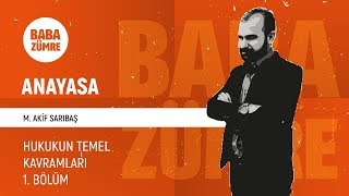 KPSS ANAYASA  01 Hukukun Temel Kavramları 1 Bölüm  M Akif SARIBAŞ [upl. by Perlie]