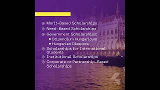 Study in Hungary with SCHOLARSHIPS  Study Abroad [upl. by Conley655]