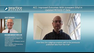 ACC Improved Outcomes With Icosapent Ethyl in Updated REDUCEIT Data [upl. by Hartley]