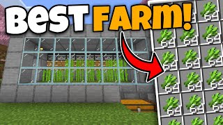 Easiest Automatic Sugarcane Farm Tutorial  Minecraft Bedrock Edition 121 [upl. by Akamaozu731]