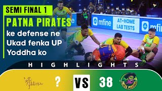 Pro Kabaddi League 8 Highlights SemiFinal 1  Patna Pirates vs UP Yoddha [upl. by Aicilihp]