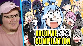 REACTION Hololive Animation Compilation in 2023 [upl. by Gibbon]