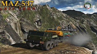 Bareng Zil 130 Supercharger Maz 537 Angkut Exca Ke C1 Lost Town  RTHD Gameplay [upl. by Saucy338]