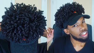 How To Get Curly Hair For Men Finger Coils for Defined Curls [upl. by Dario]