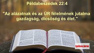 Bibliai Gondolatok  Példabeszédek 224 [upl. by Serdna]