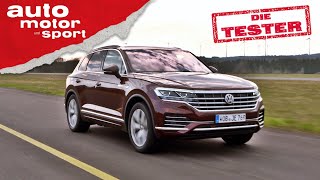 VW Touareg Genau richtig mit V6Diesel  TestReview  auto motor und sport [upl. by Tigirb]