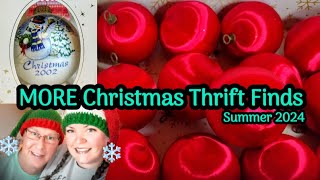 Thrifting For Christmas DecorGoodwill And Peddlers Mall Haulthrifting christmas [upl. by Acinoed]