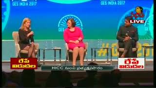 Ivanka Trump amp Chanda Kochhar Participates In Conference At GES 2017 [upl. by Tolkan]