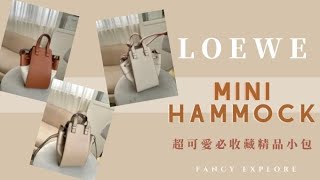 LOEWE MINI HAMMOCK 超可愛必收藏的精品小包 （各種款式大解析～） [upl. by Herzog]