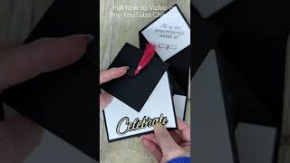 Graduation Cap Card  Beths Paper Cuts cardmaking papercraft graduationcap [upl. by Ennairda]