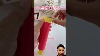 Membuat party popper sendiri diy paperpopper craft handmade cricut diycrafts pop [upl. by Airotal]