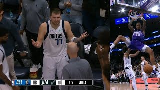 Luka Doncic in Disbelief as Mavs Fall Asleep on GameWinning Dunk 😱 [upl. by Garnet]